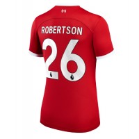 Camiseta Liverpool Andrew Robertson #26 Primera Equipación Replica 2023-24 para mujer mangas cortas